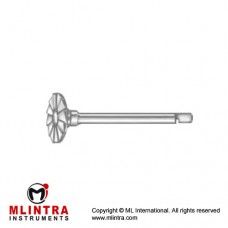 Flat Burr Short Borchardt Shaft Stainless Steel, Diameter 25.0 mm Ø